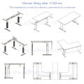 Electric Lifting Desk Frame Aluminum alloy office furniture
